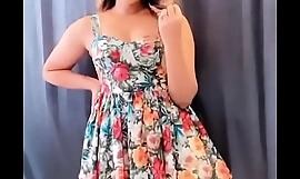 Indian webseries actress in a very short dress