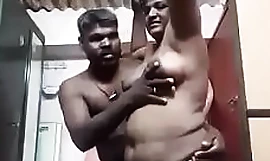 Parvathy madurai Tamil aunty rubbed wits husband