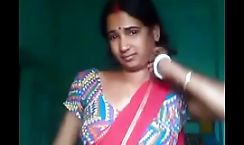 Desi horny village aunty front boobs and pussy