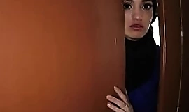 Lovely Arab wife left apart from husband decided to sold the brush shaved tight p-for-sex-3