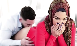 Unused Muslim Sister Near Hijab bonks Brother- Maya Farrell