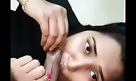 Swathi naidu playing and sucking with cock on bed