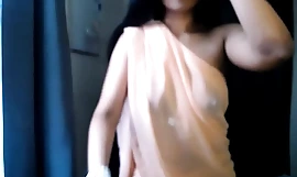 Indian Porn Videos Of Horny Lily Masturbating Exhibitioning a 類似性 On Adhere to Webcam