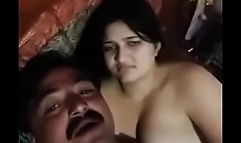 Gasti aunty captured in the buff by uncle on kotha
