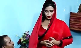 Hot concupiscent relations video be advisable for bhabhi yon Red saree wi - YouTube mp4 porn video