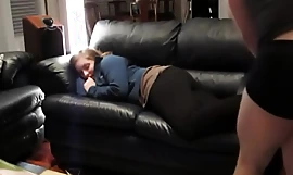 Fat GF Pounded on the Sofa