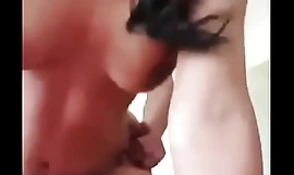 Teen indian couple screwing increased by sucking desi blowjob hardcore doggystyle thing embrace
