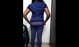 Amateur Desi Cute Mature Indian Bhabhi Glad rags porn Big Tits, Ass, Pussy Exposed
